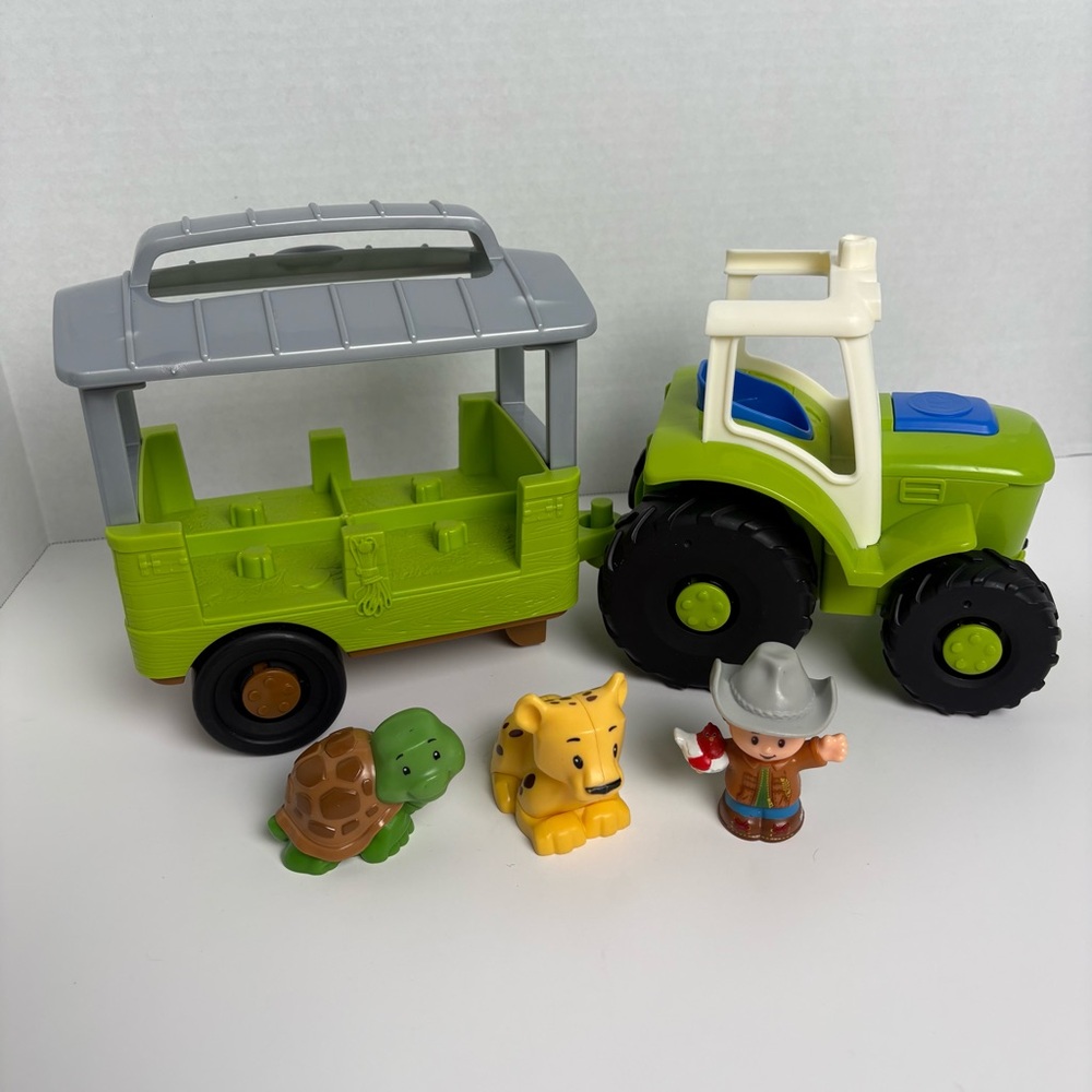Little People Farm Tractor & Trailer